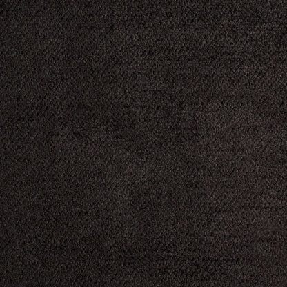 Jet Black Solid Chenille - Detail