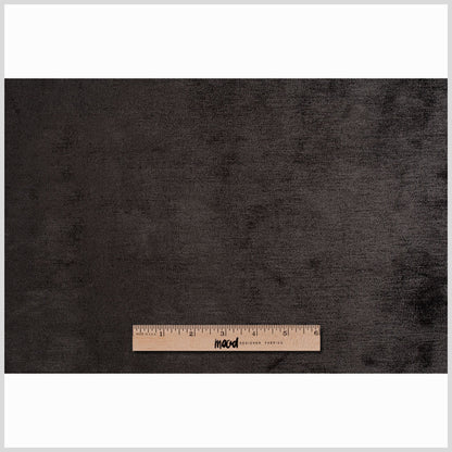 Jet Black Solid Chenille - Full
