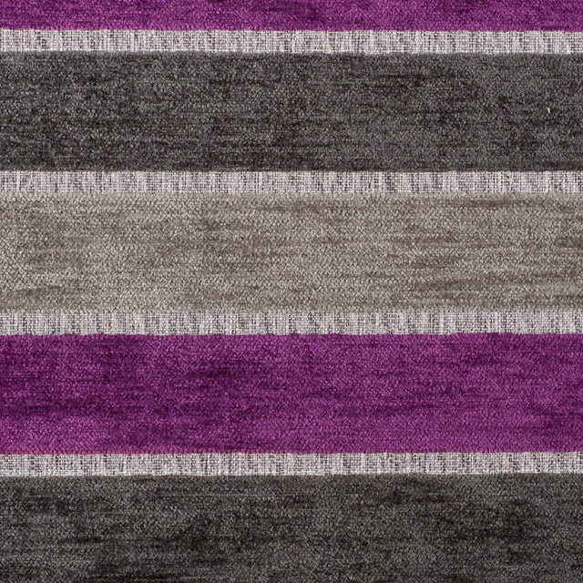 Gray Stripes Chenille