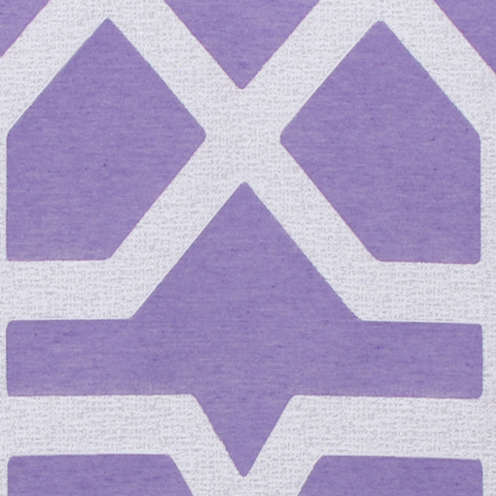 Purple Geometric Poly - Detail