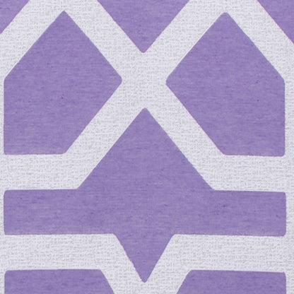 Purple Geometric Poly - Detail