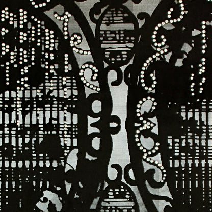 Black Classical Luxe Velvet Detail