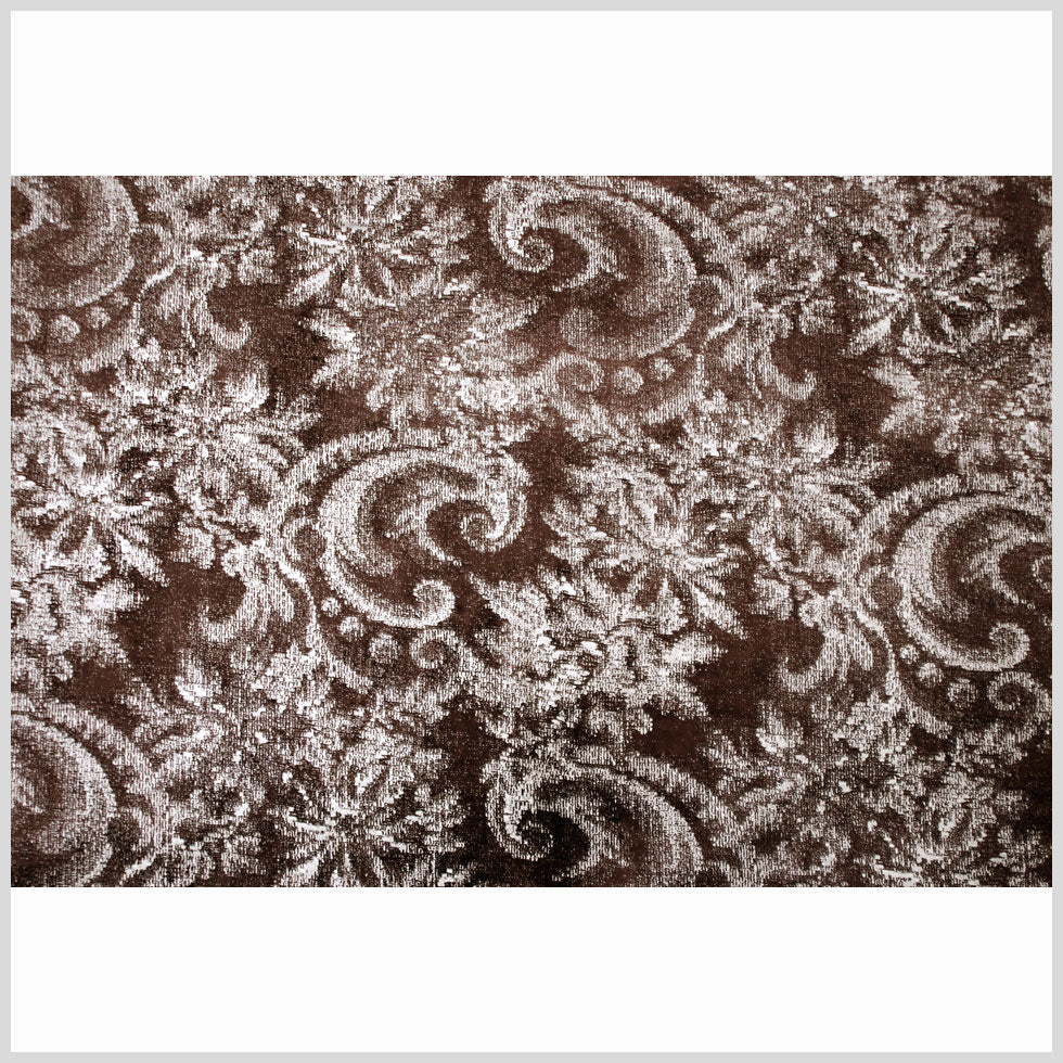 Brown Classical Shimmery Velvet Full