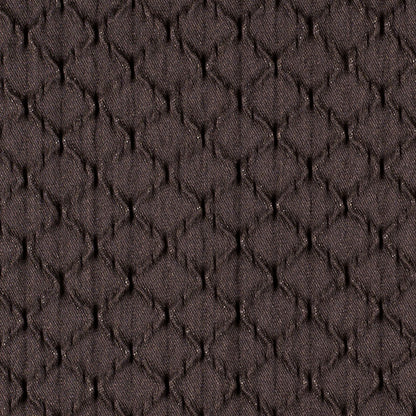 Brown Diamonds Satin Poly - Detail