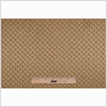 Golden Taupe Diamonds Satin Poly Full