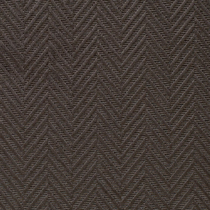 Dark Brown Herringbone Upholstery Velvet Detail