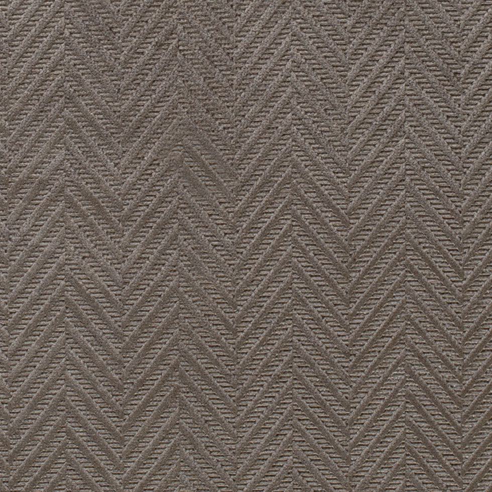 Taupe Herringbone Upholstery Velvet - Detail