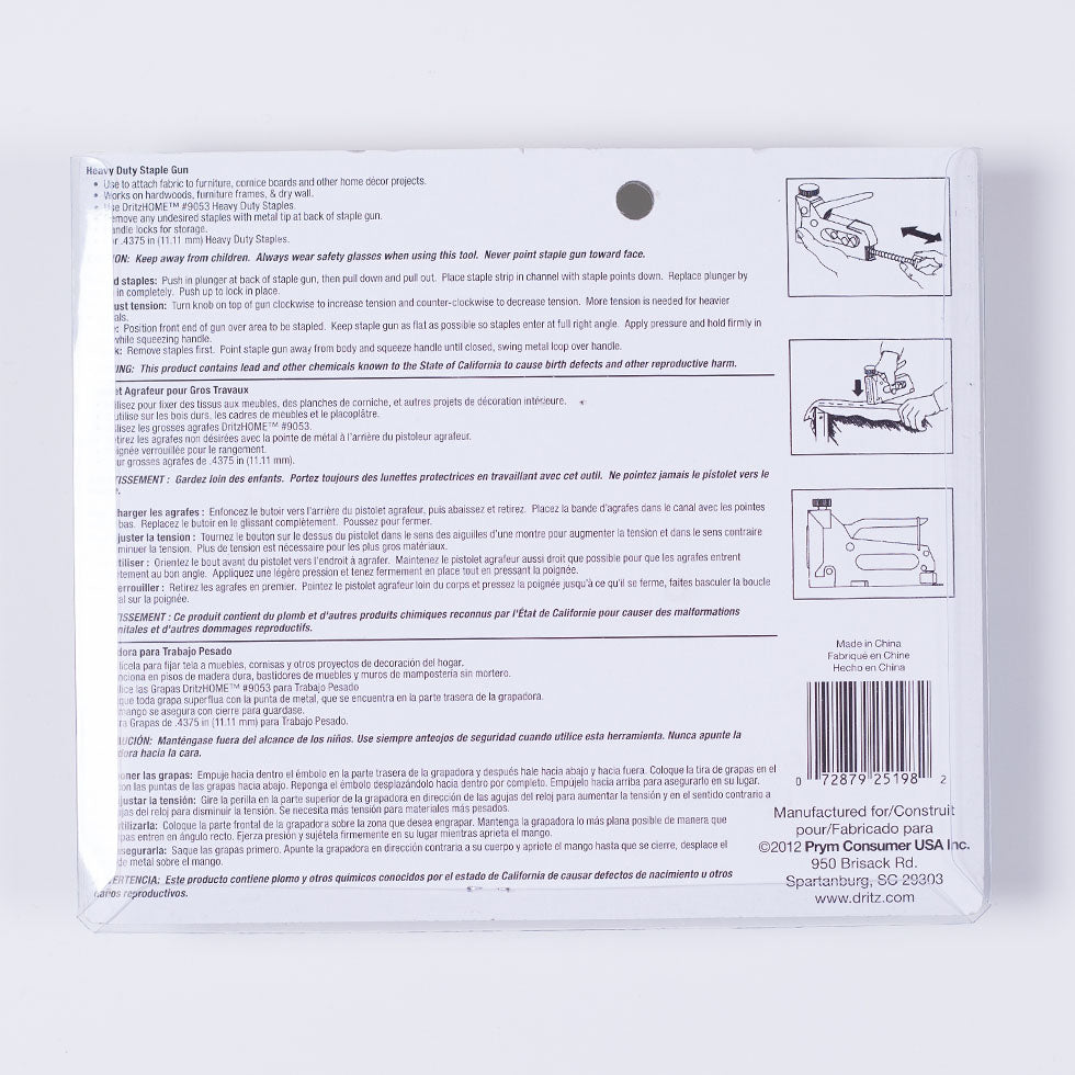 Dritz Heavy Duty Staple Gun - Detail