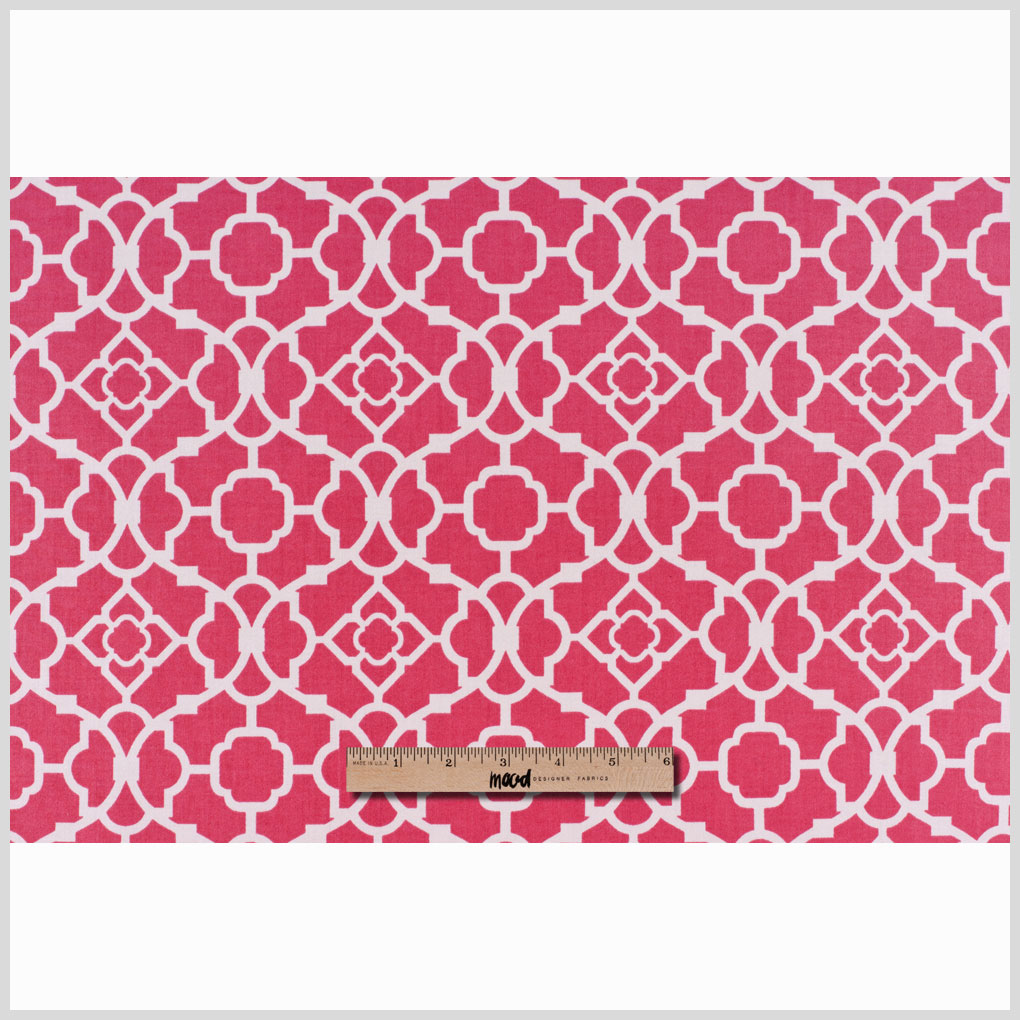 Blossom Lattice Printed Cotton Twill - Full