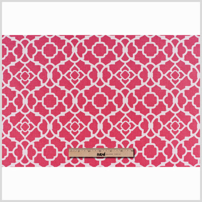 Blossom Lattice Printed Cotton Twill - Full