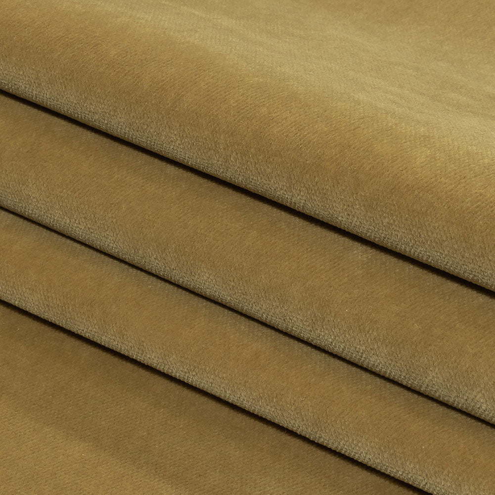 Taupe Cotton Velvet Folded