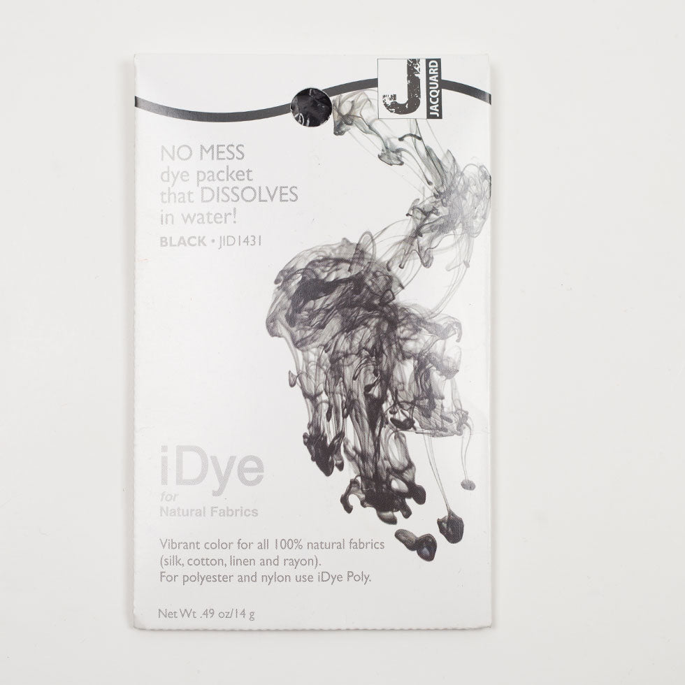 431 Black Jacquard iDye for Natural Fabrics