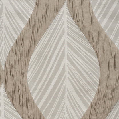 Linen  Bold Leaves Polyester