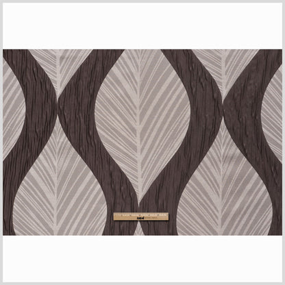 Bark  Bold Leaves Polyester Full