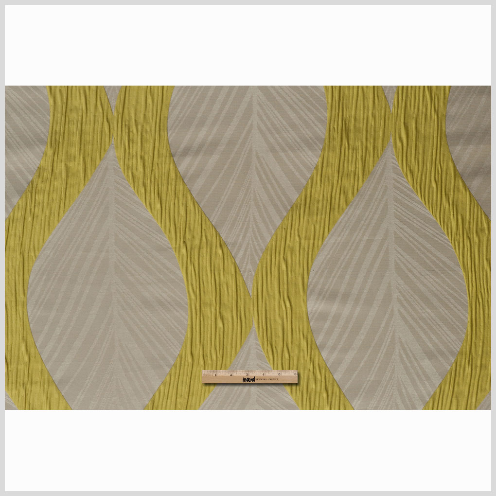 Wasabi  Bold Leaves Polyester - Full