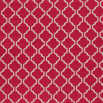 Paprika Geometric Trellis Polyester