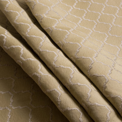 Apple Geometric Trellis Polyester Folded