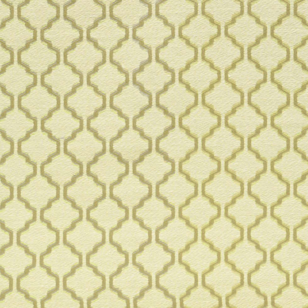 Apple Geometric Trellis Polyester