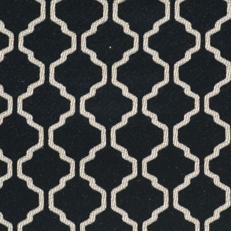 Porcini Geometric Trellis Polyester - Detail