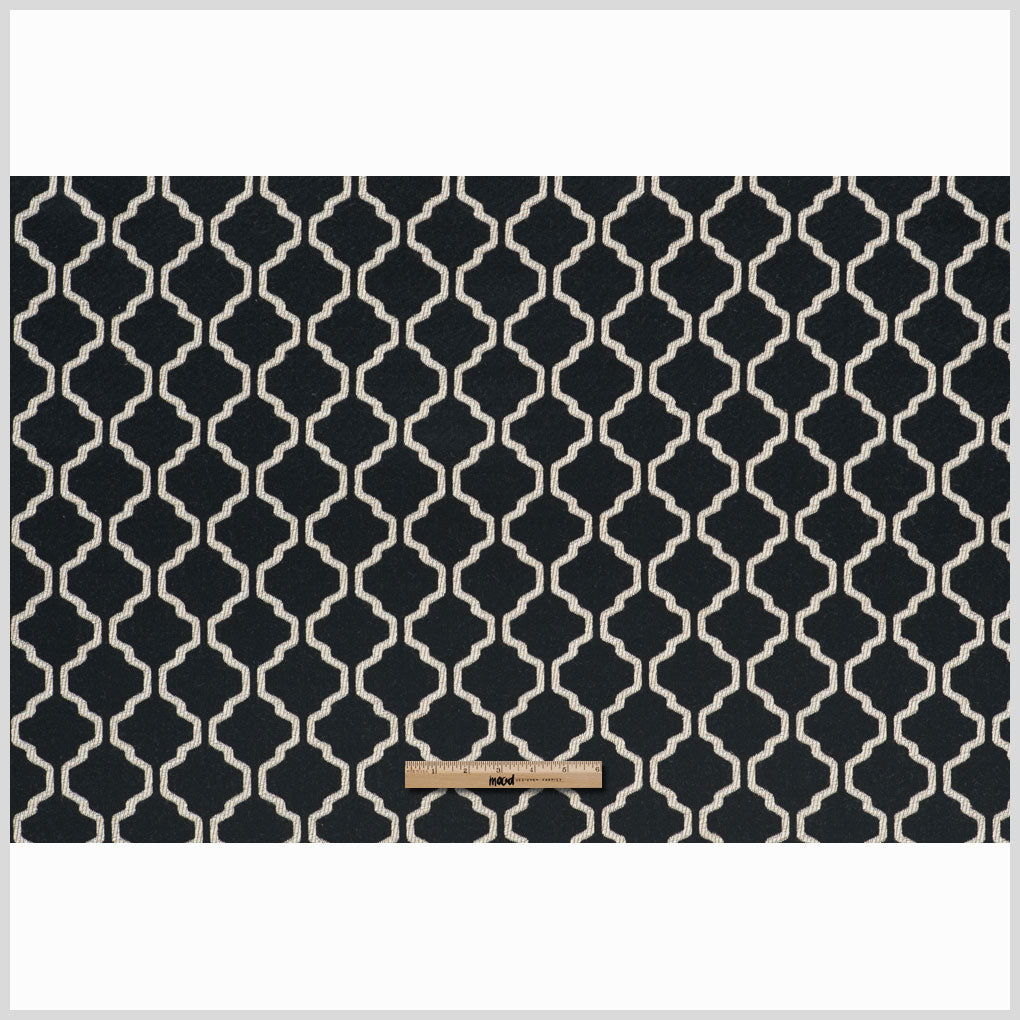 Porcini Geometric Trellis Polyester - Full