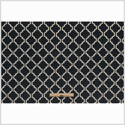 Porcini Geometric Trellis Polyester - Full