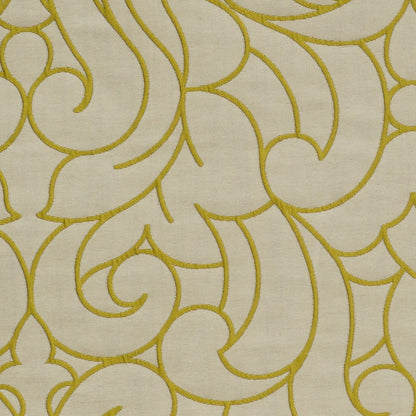 Wasabi Floral Two-Sided Polyester Detail