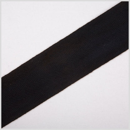 1 1/2 Black Cotton Twill Tape