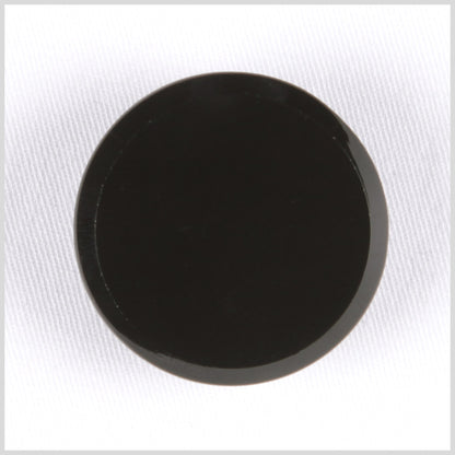 Black Glass Button - 43L/27mm
