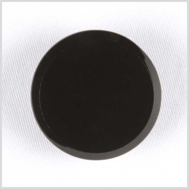 Black Glass Button - 43L/27mm