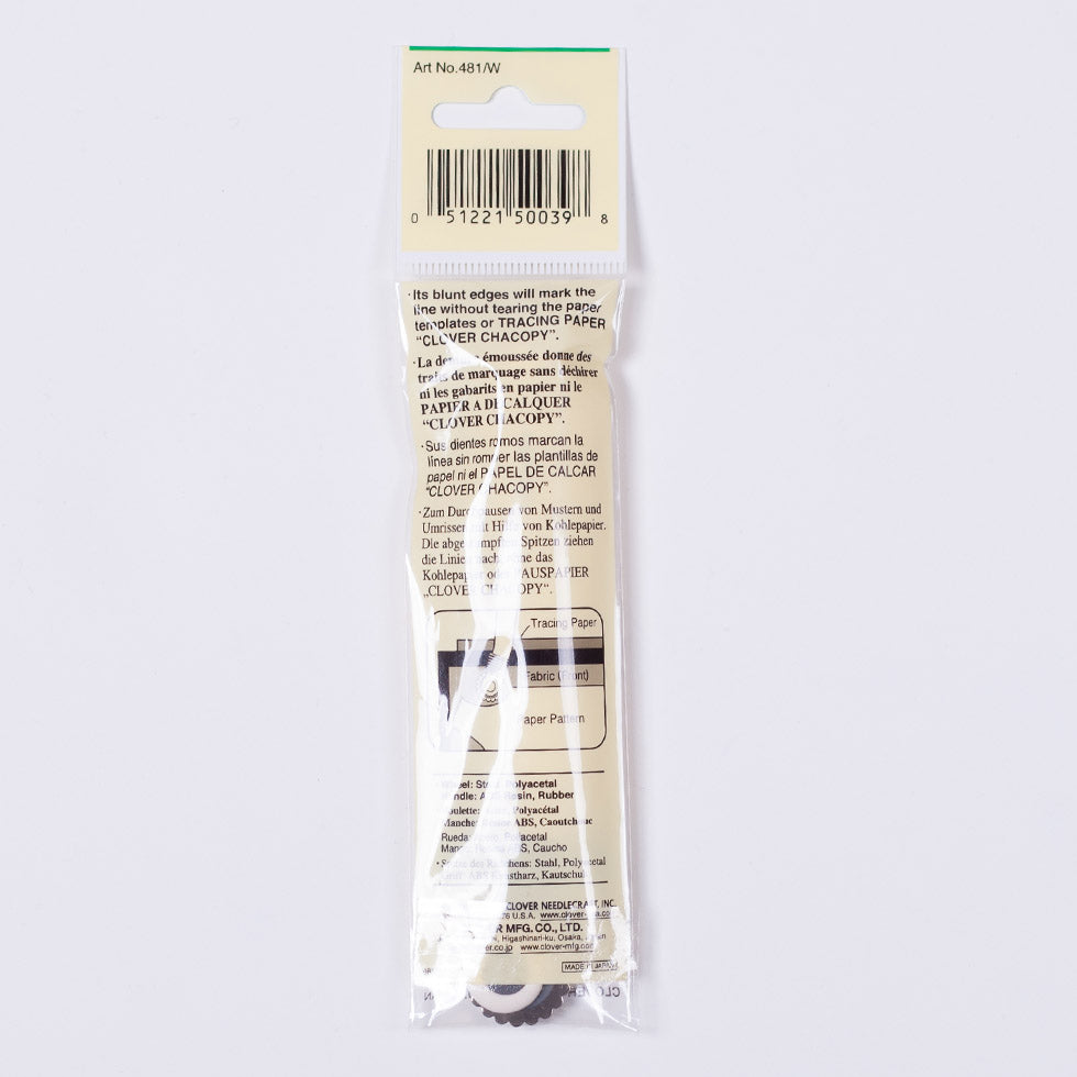 Clover Tracing Wheel Blunt Edg - Detail