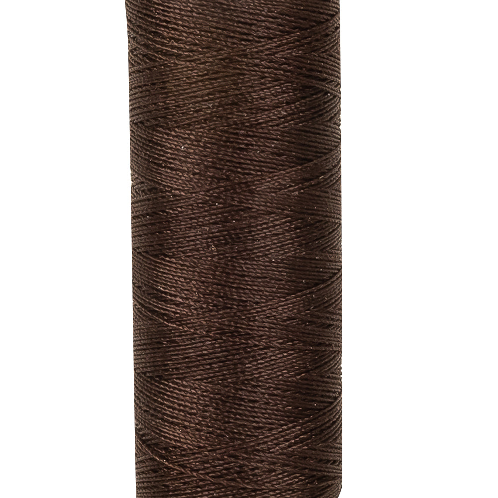 696 Walnut 100m Gutermann 100% Recycled Polyester Thread - Detail