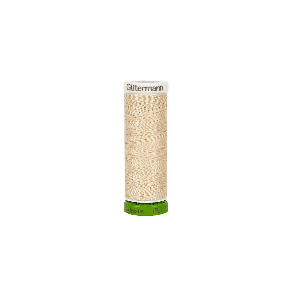 Gutermann Recycled Polyester Thread 100m - 169 Bone