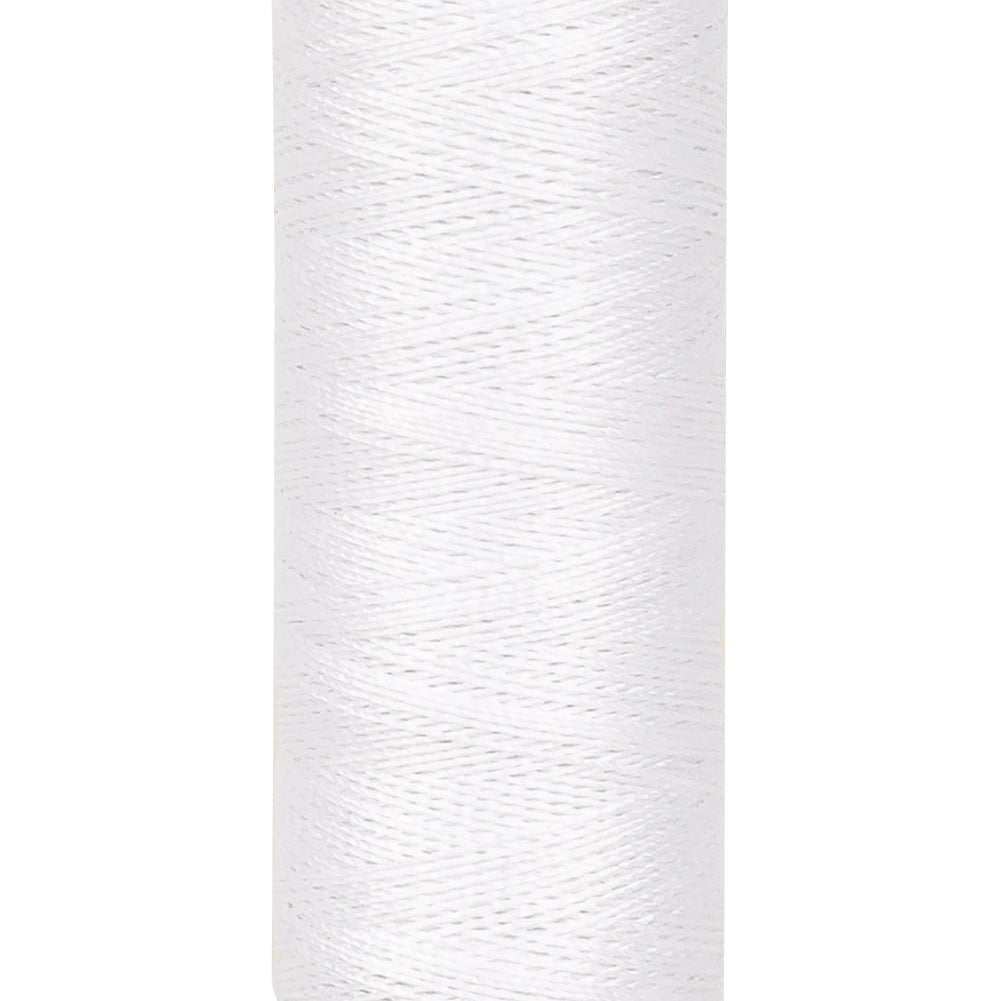 800 Nu White 100m Gutermann 100% Recycled Polyester Thread - Detail