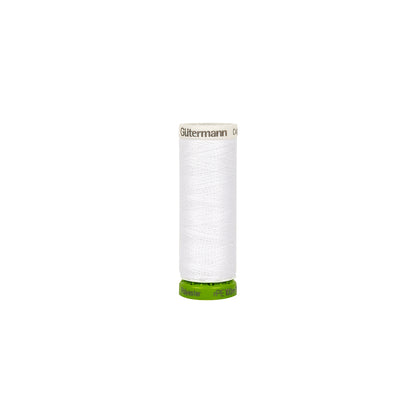 800 Nu White 100m Gutermann 100% Recycled Polyester Thread