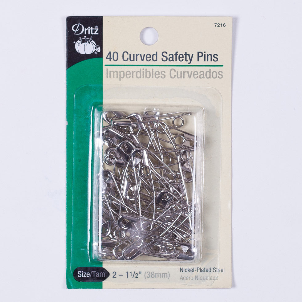 Dritz Curved Safety Pins - 40 Ct