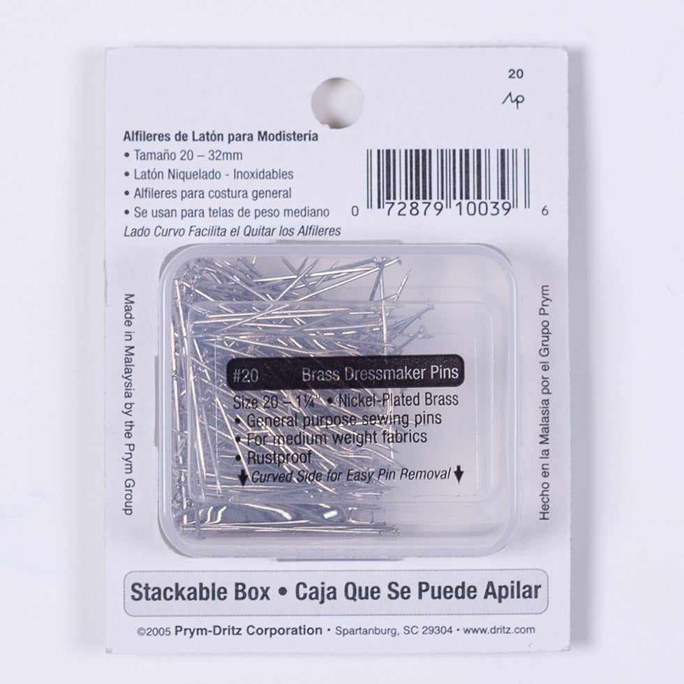 Dritz Brass Dressmaker Pins - 200ct Detail
