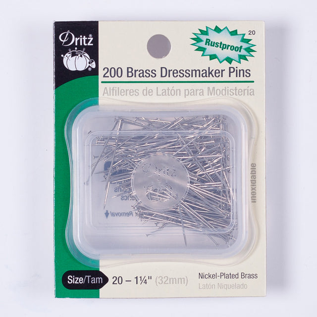 Dritz Brass Dressmaker Pins - 200ct