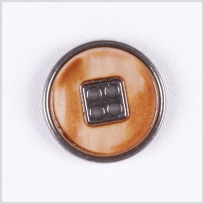 Titan Beige Metal Button - 28L/18mm