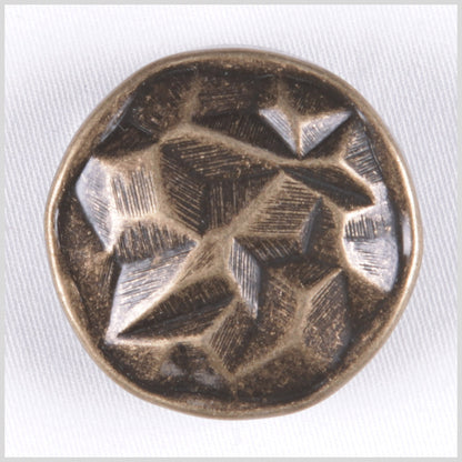 Old Brass Metal Button - 48L/30mm
