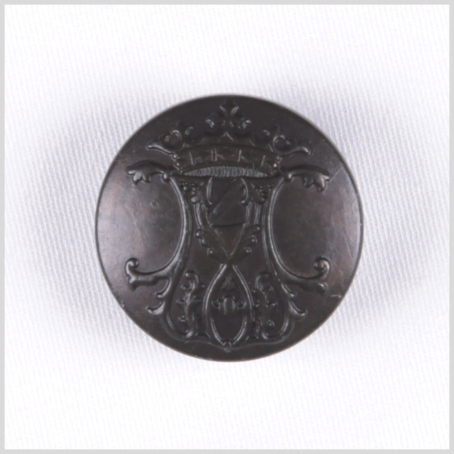 Black Matte Metal Button - 24L/15mm