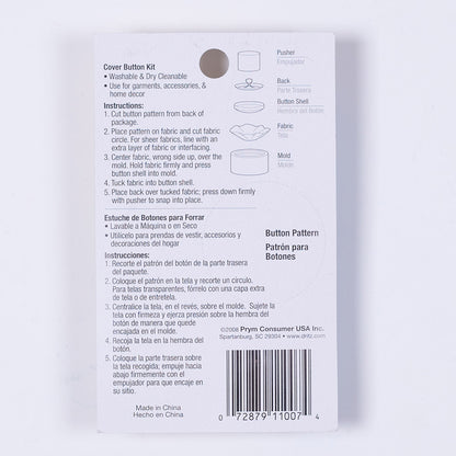 Dritz Cover Button Kit 3/4 Al - Detail