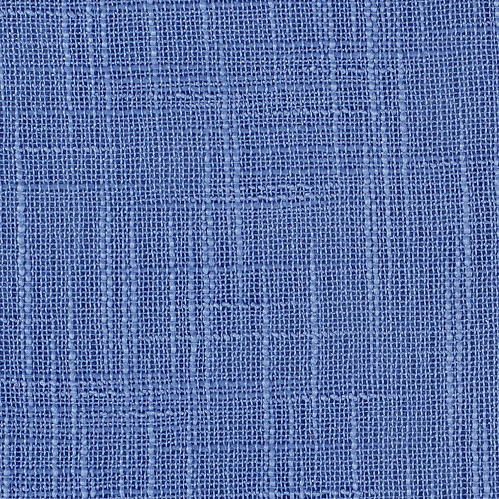 Semi-Sheer, Extra-Wide Ocean Blue Poly Weave - Detail