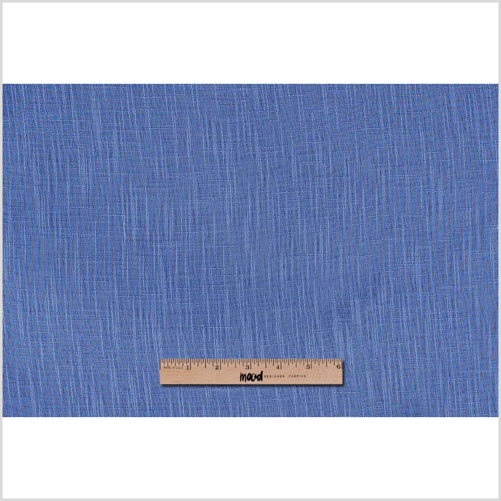 Semi-Sheer, Extra-Wide Ocean Blue Poly Weave - Full