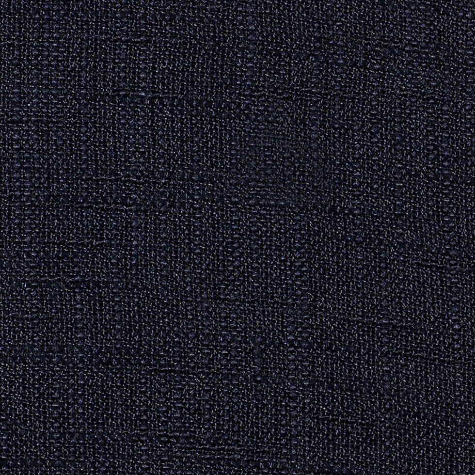 Semi-Sheer, Extra-Wide Black Poly Weave Detail