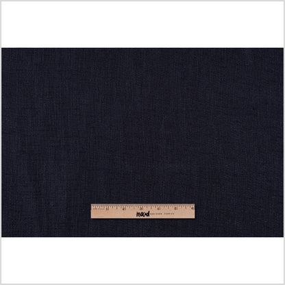 Semi-Sheer, Extra-Wide Black Poly Weave Full