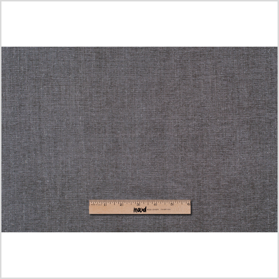 Gray Metallic Sparkly Poly Woven - Full