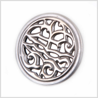 Gray Brass Metal Button - 48L/27mm