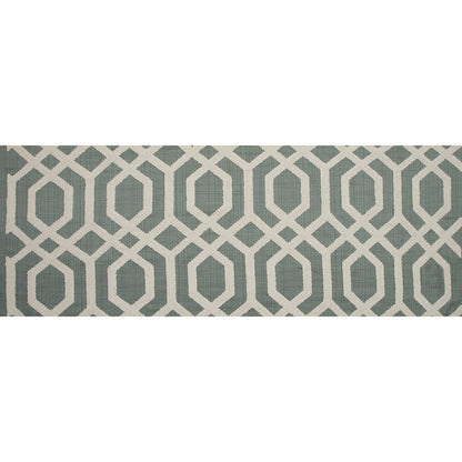 Resort Polyester Woven with a Geometric Faux-Chenille Design - Full
