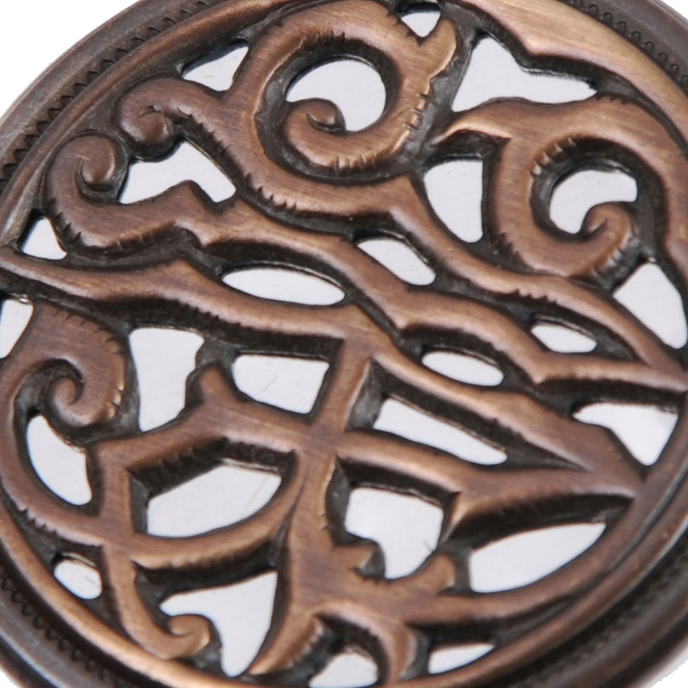 Brass Metal Button - 40L/25.5mm Detail