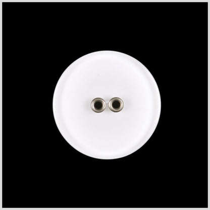 White Plastic Button - 28L/18mm